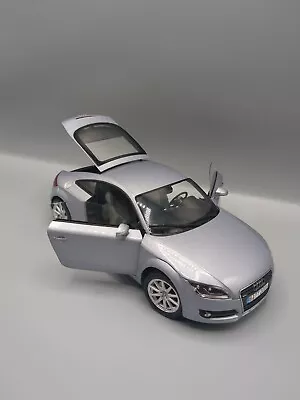 Audi TT Coupe 2006 Silver 1:18 Diecast Model Car Minichamps  Boxed • £84.99