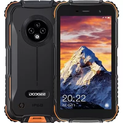 DOOGEE S35 Dual 4G Rugged Smartphone 2GB+16GB Android 10 4350mAh IP68 Phone GPS • £59