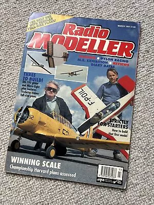 RADIO MODELLER MAGAZINE March 1993 EDITION With Plan • £4.99