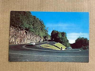 $2.99 • Buy Postcard Mohawk Trail MA Massachusetts Old Classic Cars Hairpin Turn Vintage PC