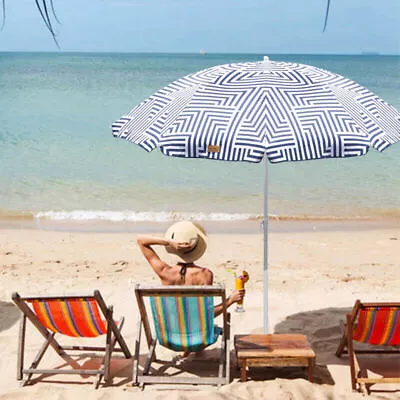 $64.99 • Buy Portable Large Beach Umbrella Tent 1.8m Sun Shade W/ Carry Bag Shelter Outdoor