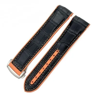 Silicone Watch Strap For Omega Seamaster Waterproof Sport Strap 20 22mm • $28.84