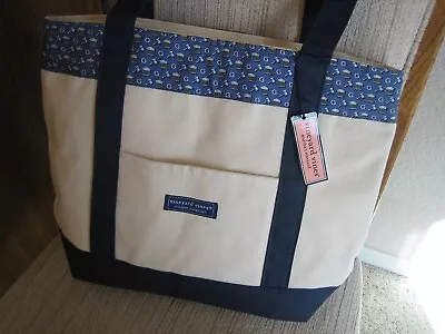 Vineyard Vines Large Canvas Tote Law Lawyer Gavel     NWT • $36