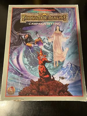 TSR 2nd Ed Ad&d Forgotten Realms Campaign 1996 Setting 1085 Boxed Set As Is • $89.99