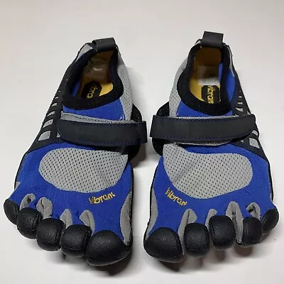 VIBRAM~FIVE FINGERS~ V-AQUA~Blue+Black~Just Wore Once~*MINT COND* Size 32 Kids • $50.96