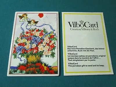 Vilbo Card Villeroy And Boch Original Plaque Ceramic New 6 X 4  • $38.99