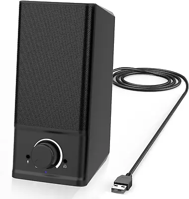 Single USB Computer Speaker For Laptop DesktopPC Speaker With Crystal Clear Sou • $14.99