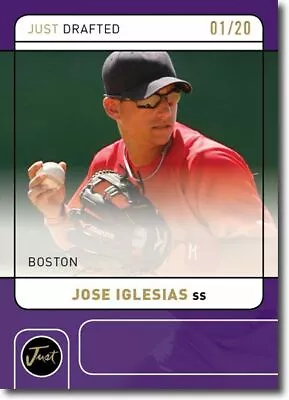 JOSE IGLESIAS 2011 Just DRAFTED Rookie Mint PURPLE Parallel RC #/20 • $9.74