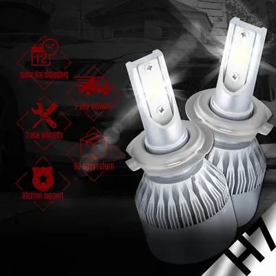 Dual Sides LED H7 Headlight Bulb Kit For Mercedes-Benz C300 B200 C230 C250 C240 • $15.98