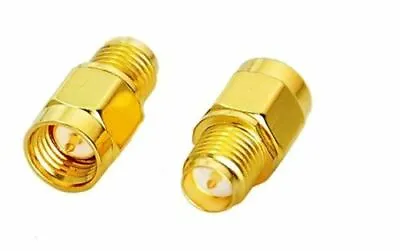 £2.95 • Buy PureTek® Gold Plated SMA Male (male Pin) To RP-SMA Female (male Pin) Adapter