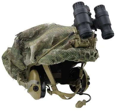 Beez Combat Systems Predator Ghillie™ SPECTRALFLAGE Helmet Cover A-TACS U|CON • $129.99