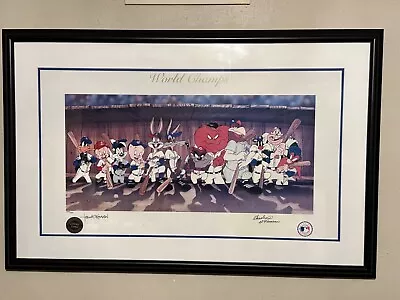 Looney Tunes “World Champs” Lithograph 1997 Signed Tom &Charles McKimson 325/750 • $300