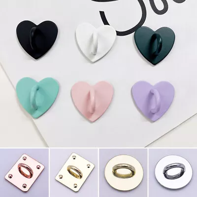 £2.51 • Buy 1PC Adhesive Mobile Phone Finger Ring Stand Holder Metal Hook Love Heart Buckle