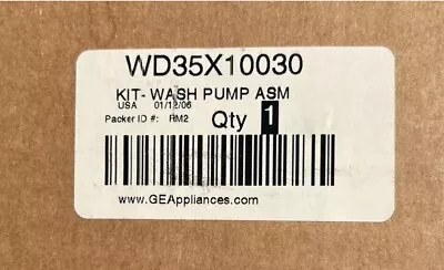 GE Monogram Dishwasher Motor  (120VAC 60Hz 1.7A 110W)  WD26X10026  ASMN...RUS • $239.99