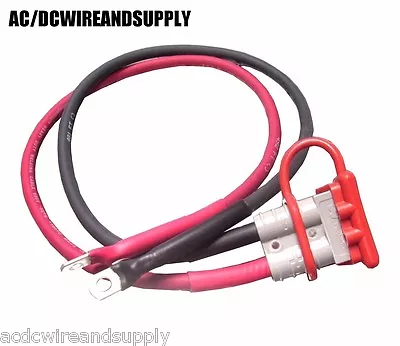 6 Gauge 8 Ft Quick Connect Lead Sb50 Battery Cable Winch Motorcycleatvutv • $40.95