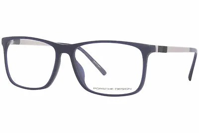 $89.95 • Buy Porsche Design P8323-C Eyeglasses Frame Men's Blue/Silver Full Rim 57mm