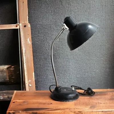 RARE Portuguese Collectible 1940s BAUHAUS Industrial SACOR Table Lamp Kaiser VTG • $279.30