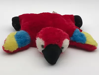 Kellytoy Pillow Chums Cracker The Parrot Red Bird Plush Stuffed Animal 2014 • $12