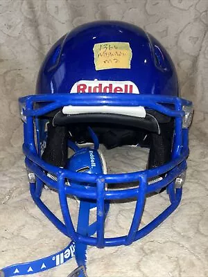 Riddell Revo Speed 360 Adult Medium Football Helmet (Metallic Blue W/ Blue FM) • $65