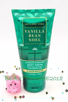 Bath And Body Works VANILLA BEAN NOEL Travel Size Body Cream 2.5 Oz / 70 G • $11.95