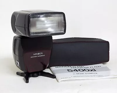 Minolta Maxxum 5400xiAF Electronic Flash Maxxum Series 35mm SLR Film • $44.12