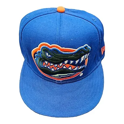 Florida Gators New Era 59FIFTY Flat Bill 7 5/8 Wool Hat Cap Fitted • $20