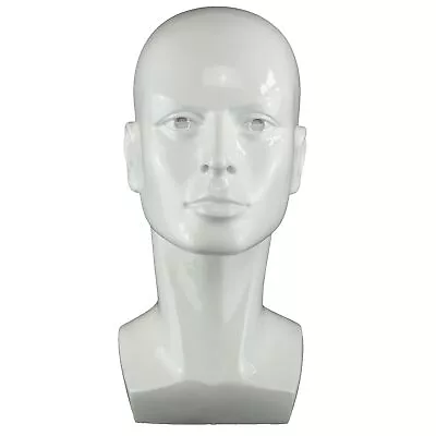 LIAMTU Male Wigs Display Mannequin Head Stand Model White • $41.99