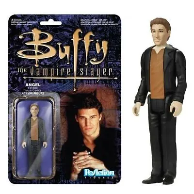 Buffy The Vampire Slayer Angel ReAction 3 3/4-Inch Retro Action Figure • $8.92