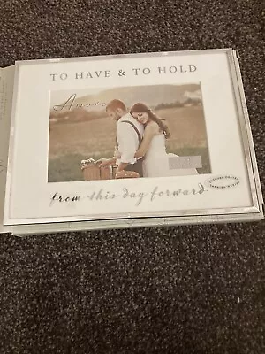 £3 • Buy Wedding Photo Frame Gift Metal Silver 6 X 4 New Boxed
