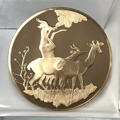 East African Wild Life Society Gerenuks Bronze Medal # • $10