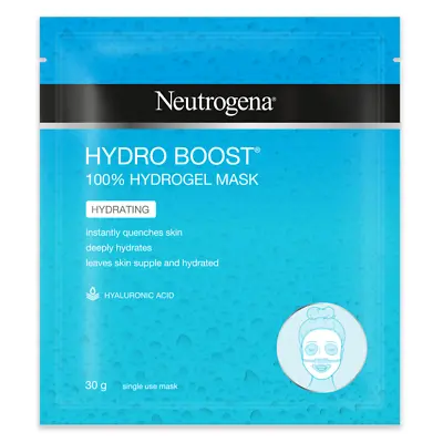 2x NEUTROGENA Hydro Boost 100% Hydrogel Mask - Hyaluronic Acid - 30g - NEW • $14.95