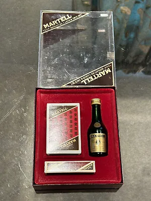 Martell Cognac VSOP Miniature Cards & Dice Set Empty Bottle (New Cards And Dice) • $25