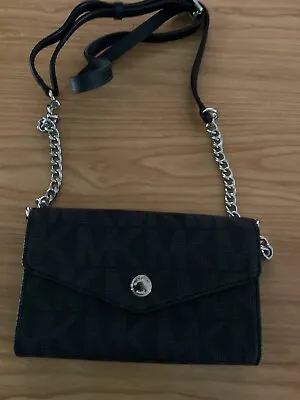 Michael Kors Women Leather Messenger Crossbody Chain Bag Shoulder FOR IPHONE 4 5 • $80