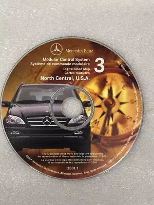 Mercedes Benz  MCS Navigation CD 3 NORTH CENTRAL Map  2001 • $20