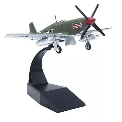 1/72 Scale US P51 Mustang Fighter  Alloy Aircraft Model With Display Stand W • $50.99