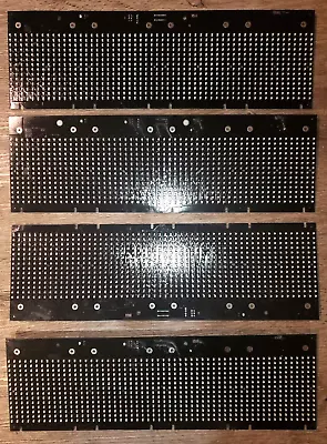 $125 • Buy Lot Of 4 14x56 SMD Led Display Boards - 