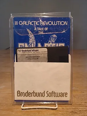 $333.95 • Buy Galactic Revolution  III SAGA By Broderbund For Apple II+,IIe,IIc,IIgs 1980