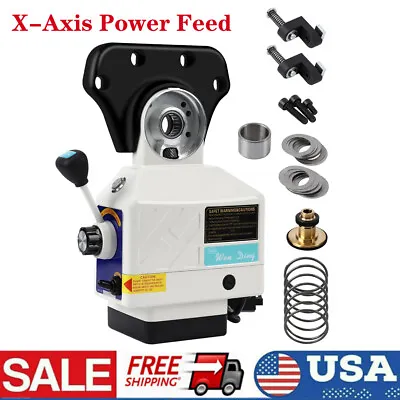 X-Axis Power Feed 450 Lbs Torque For Bridgeport Type Milling Machines 0-200 RPM • $134.31