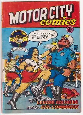 Motor City Comics #1 Rip Off Press 1969 VG+ 4.5 First Print.  R Crumb • $180