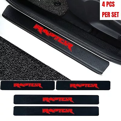 Car Door Sill Protector Anti Scratch Decorative Stickers For Ford F150 Raptor • $14.09