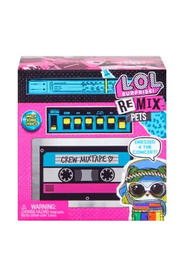 L.O.L Surprise Remix Pets - 9 Surprises With Real Hair & Surprise Song Lyrics • $1