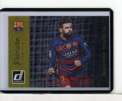 2016-17 Donruss Soccer Gold Picture Perfect Gerard Pique  #32 • $1