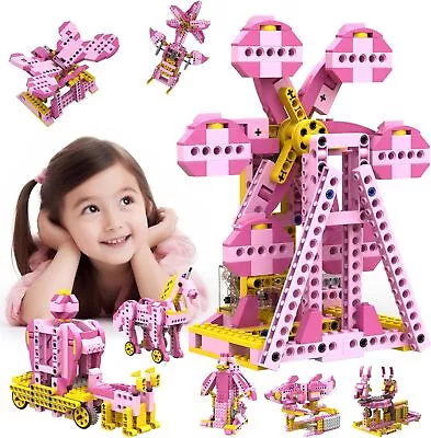 Electric Motor Monster Truck Building Kit Educational STEM Toy For Kids (240PCS) • $65.97