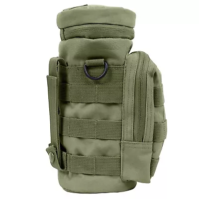 Olive Drab MOLLE Compatible Water Bottle Pouch - Rothco Green Water Pouches 2379 • $23.99