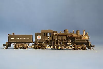 N Scale Overland Models Inc. Omi-2821/n 3-truck Shay Drgw #5 Brass Dc Power-used • $343