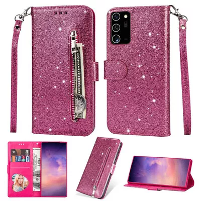 $13.96 • Buy Leather Case For Samsung S8 S9 S10 E S20 S21 Plus S21FE Note 8 9 10 20 A51 A71