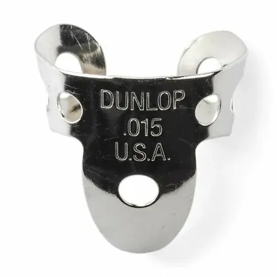 Dunlop DFP1 Metal Finger Picks (size .015)  (Set Of 3) • $4.50