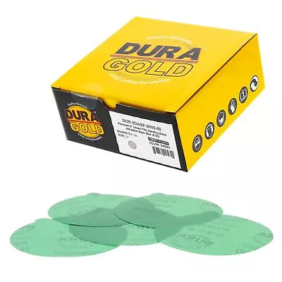 50PK - 2000 Grit 5  Green Film - PSA Self Adhesive Sanding Discs DA Sanders • $18.99