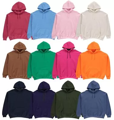 BILLIONHATS 12 & 24  Pack Unisex Hoodies Cotton Blend Wholesale Bulk Sweatshirts • $165.96