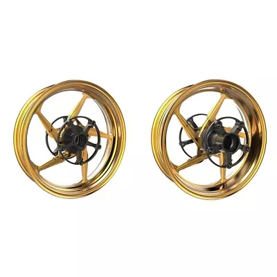 MOS Forged Aluminum Alloy Wheels Rims For Yamaha TMAX 530 ABS 15-16 -LightGold • $1702